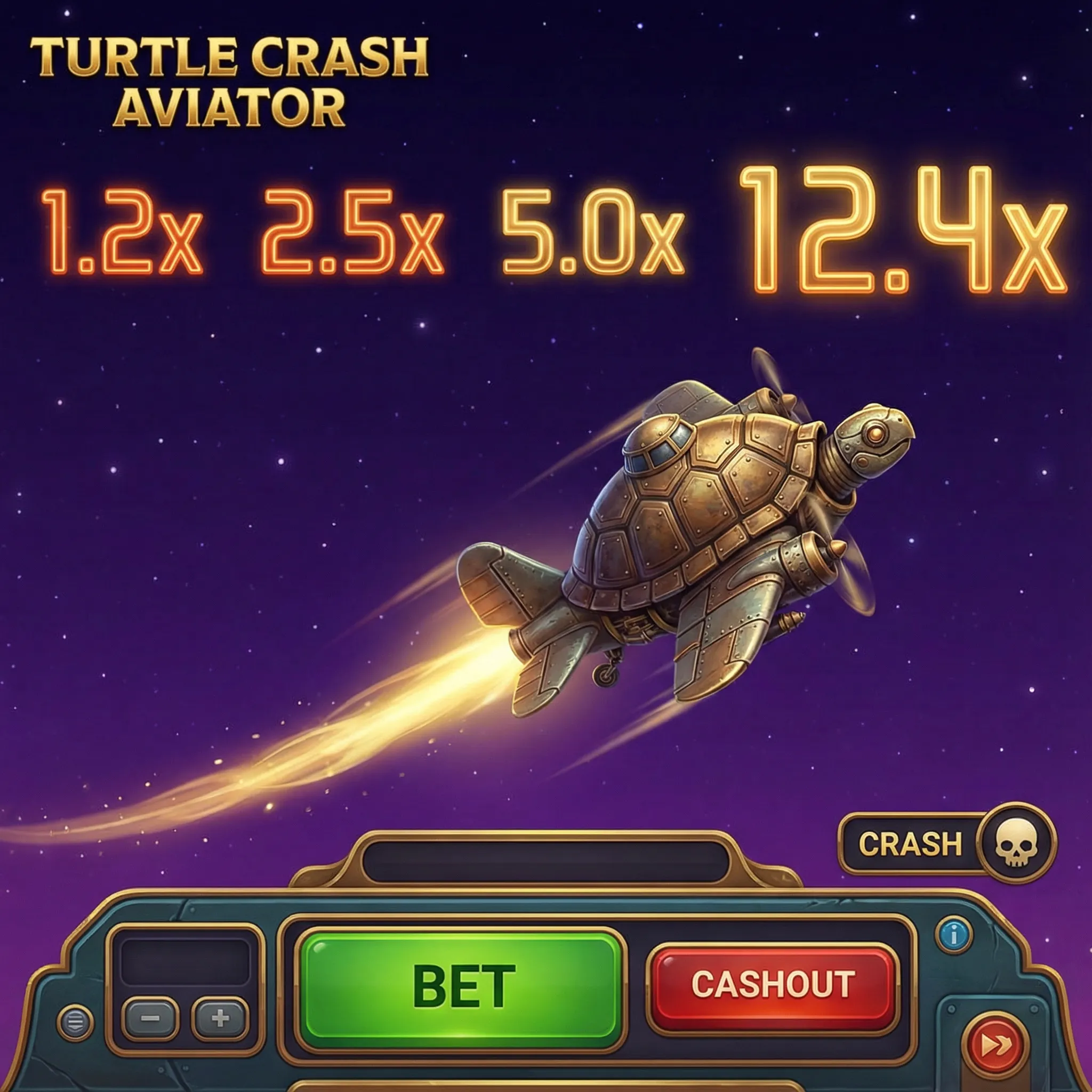 Jogo Aviator Turtle Crash no 879bet